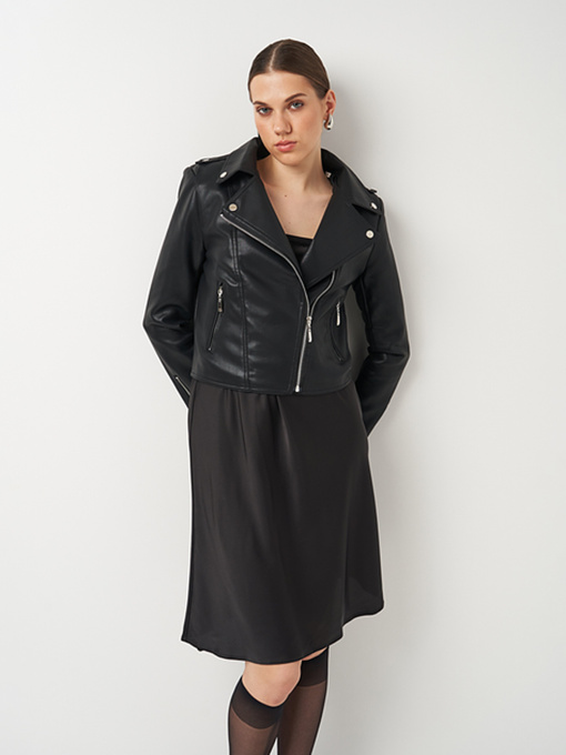 Куртка кожаная Ricco Grande модель k12229bl Фото