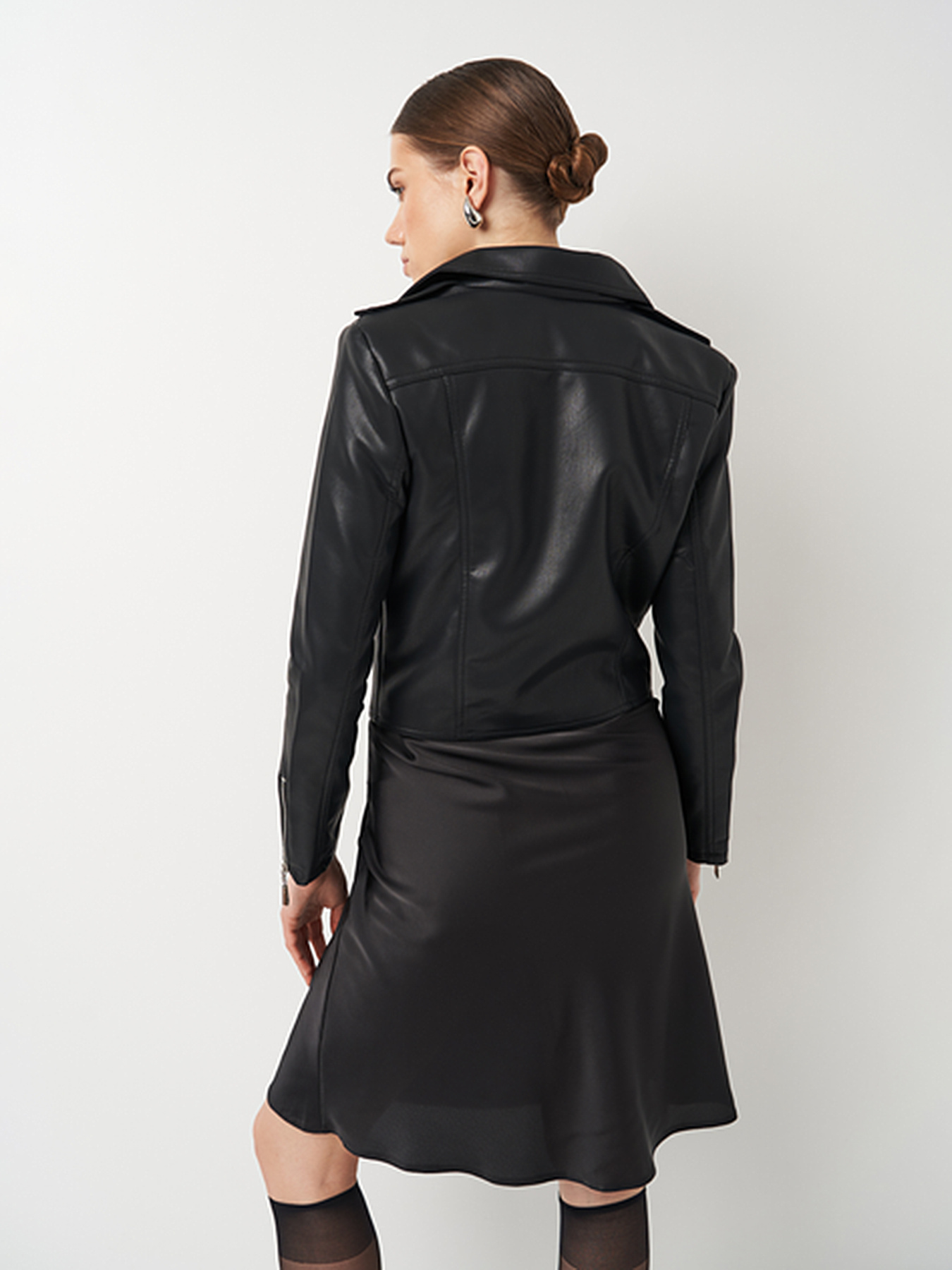 Куртка кожаная Ricco Grande модель k12229bl Фото