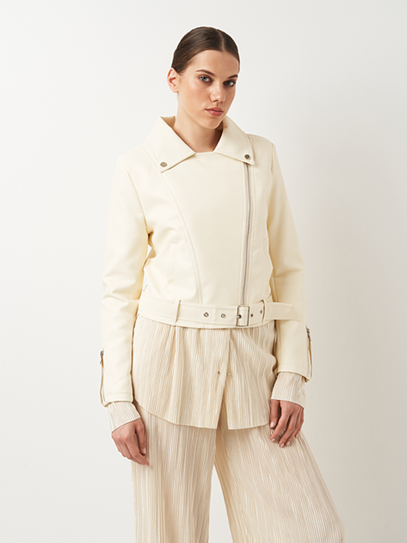 Куртка кожаная Ricco Grande модель k12361m Фото