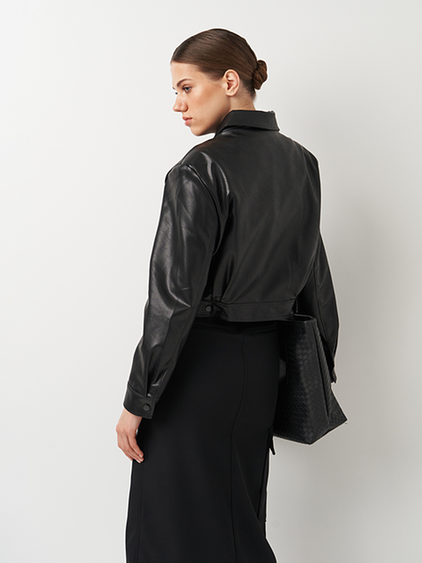 Шкіряна куртка Ricco Grande модель k12363bl Фото