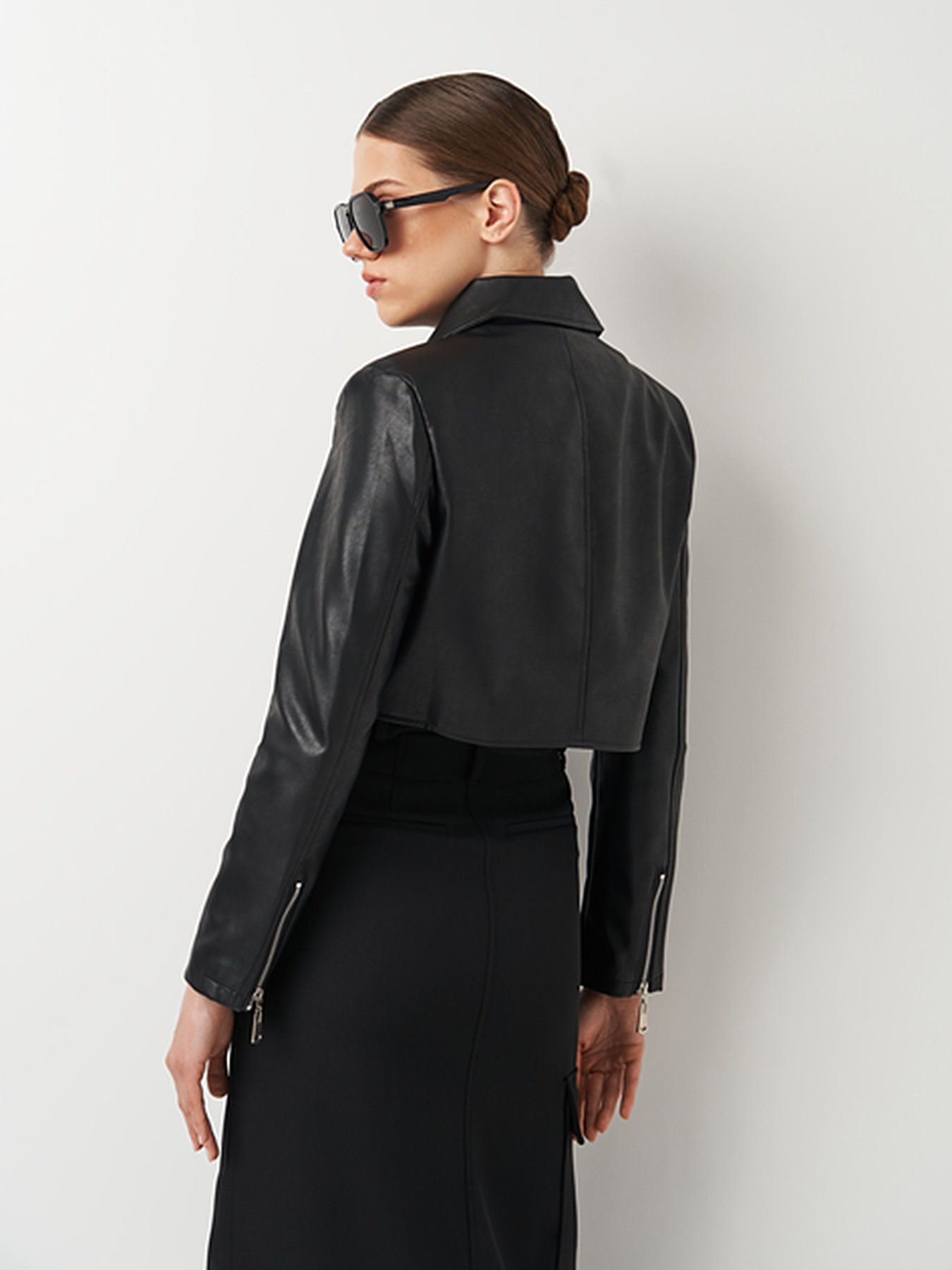 Куртка кожаная Ricco Grande модель k12225bl Фото