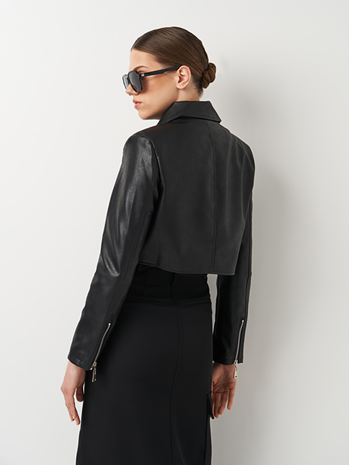 Куртка кожаная Ricco Grande модель k12225bl Фото