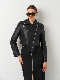 Куртка кожаная Ricco Grande модель k12225bl Фото