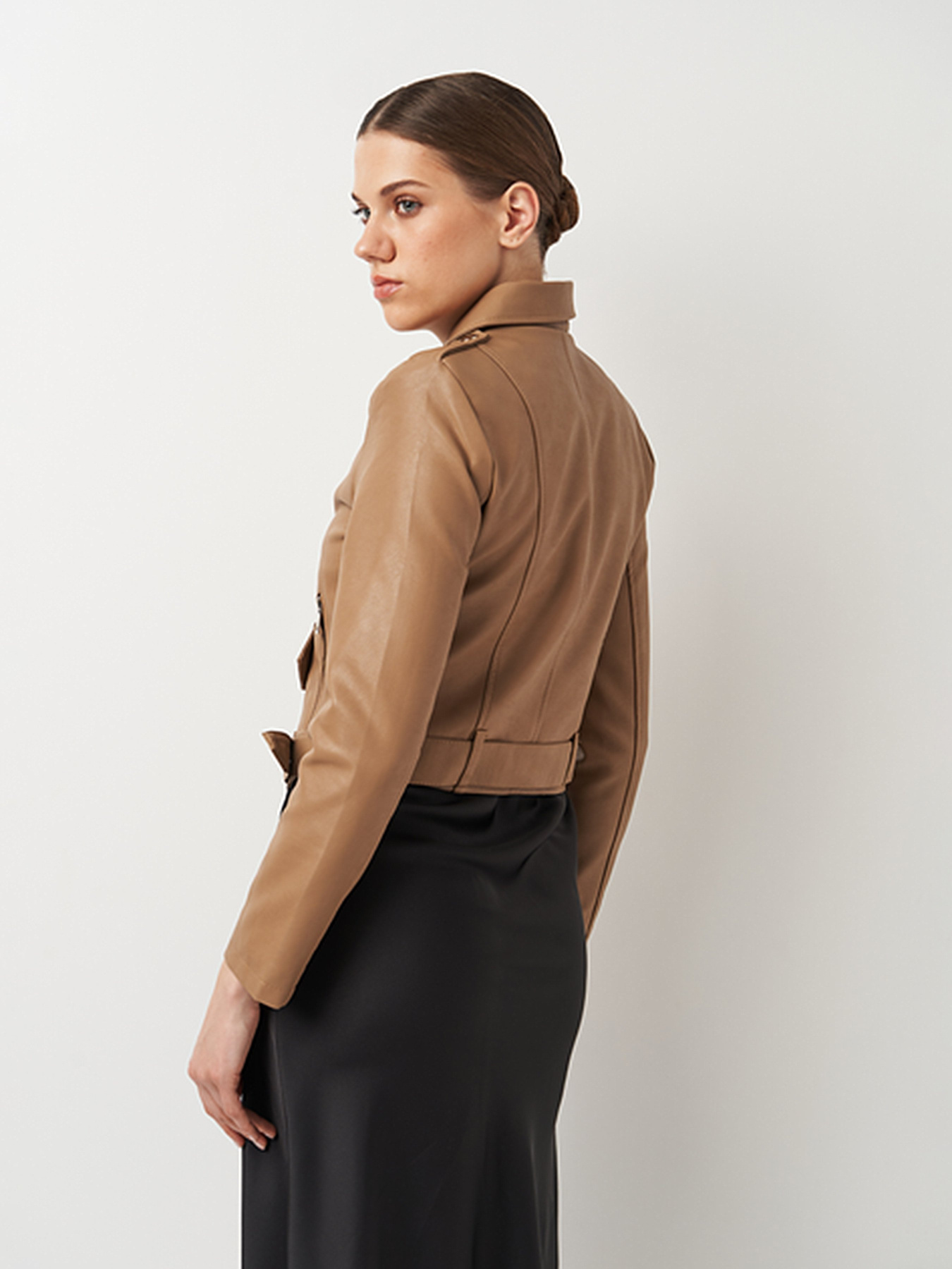 Куртка кожаная Ricco Grande модель k16608t Фото