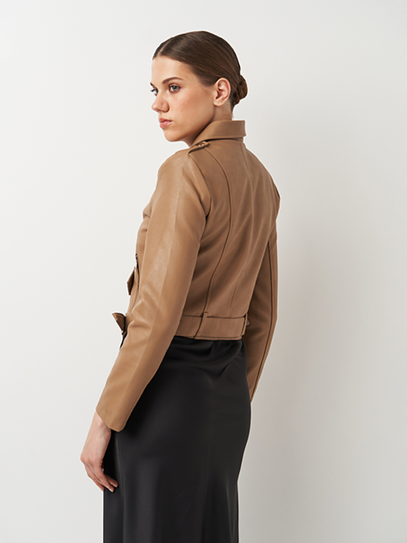 Куртка кожаная Ricco Grande модель k16608t Фото