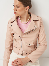 Куртка кожаная Ricco Grande модель k16608p Фото