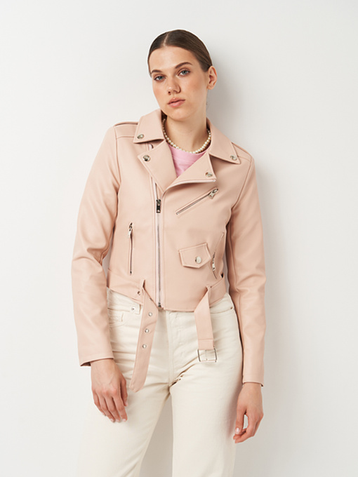 Шкіряна куртка Ricco Grande модель k16608p Фото