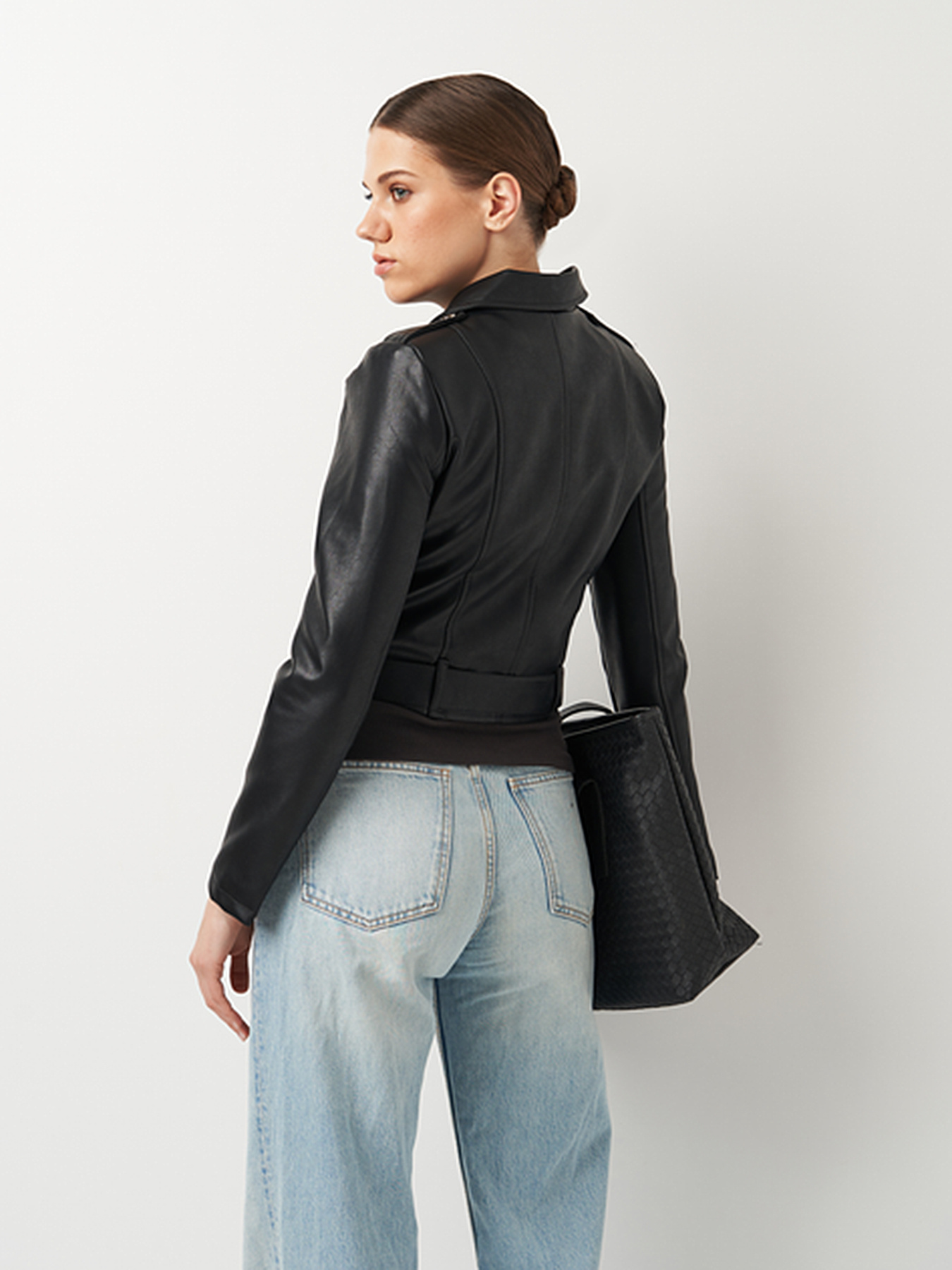 Куртка кожаная Ricco Grande модель k16608bl Фото