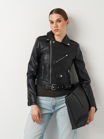 Куртка кожаная Ricco Grande модель k16608bl Фото