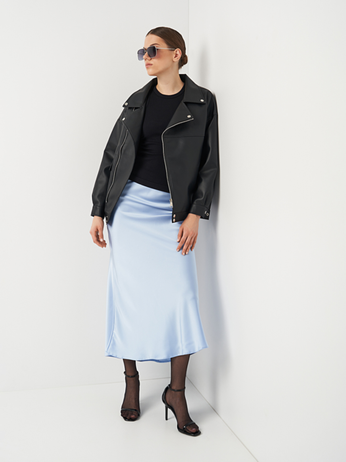 Шкіряна куртка Ricco Grande модель k1c238bl Фото