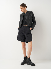 Куртка кожаная Ricco Grande модель k16605bl Фото