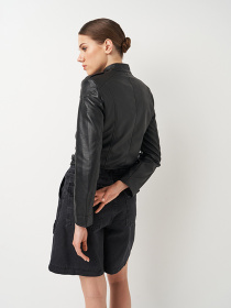 Куртка кожаная Ricco Grande модель k16605bl Фото