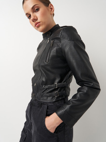 Куртка кожаная Ricco Grande модель k16605bl Фото