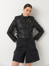 Куртка кожаная Ricco Grande модель k16605bl Фото