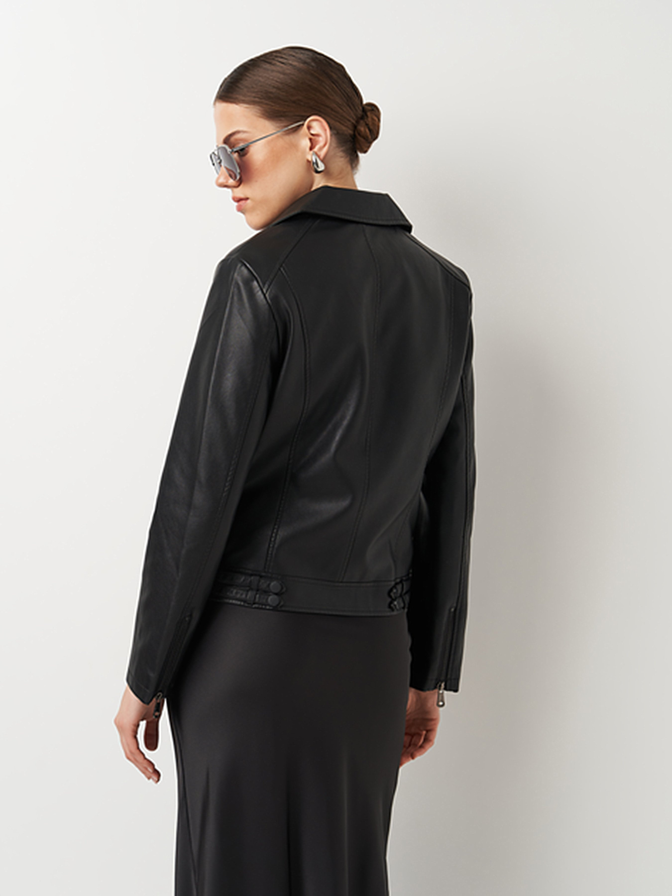 Куртка кожаная Ricco Grande модель k16708bl Фото