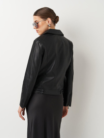 Куртка кожаная Ricco Grande модель k16708bl Фото