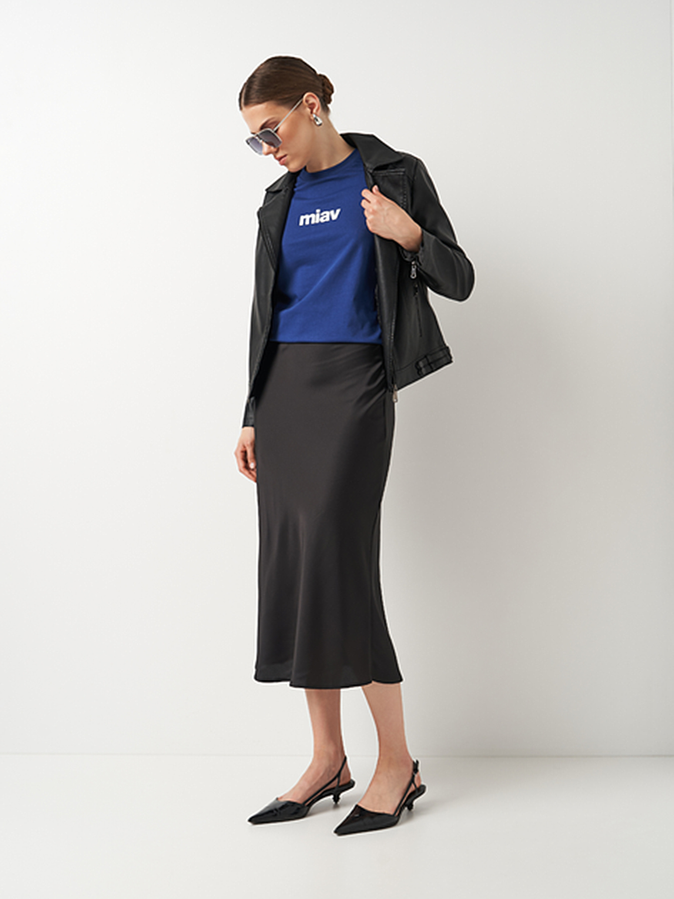 Куртка кожаная Ricco Grande модель k16708bl Фото