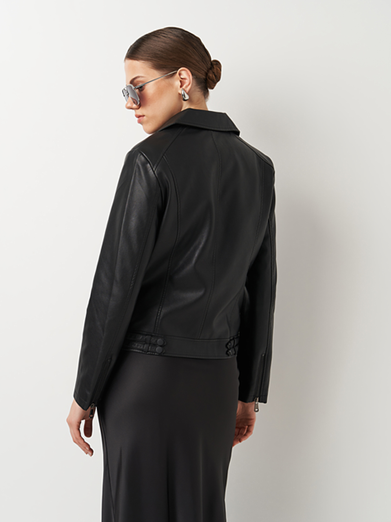 Куртка кожаная Ricco Grande модель k16708bl Фото