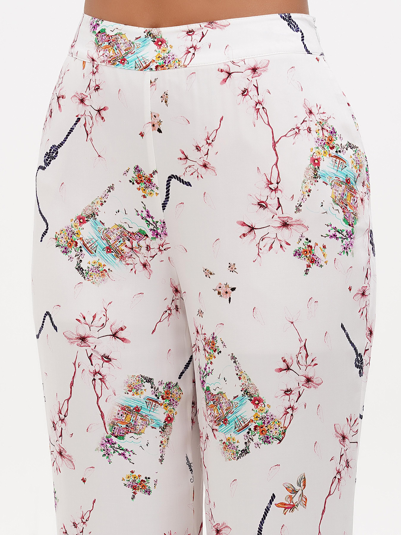 Повсякденні штани Sassofono модель A272-SF-1703_молочный Фото