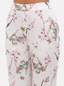 Повсякденні штани Sassofono модель A272-SF-1703_молочный Фото