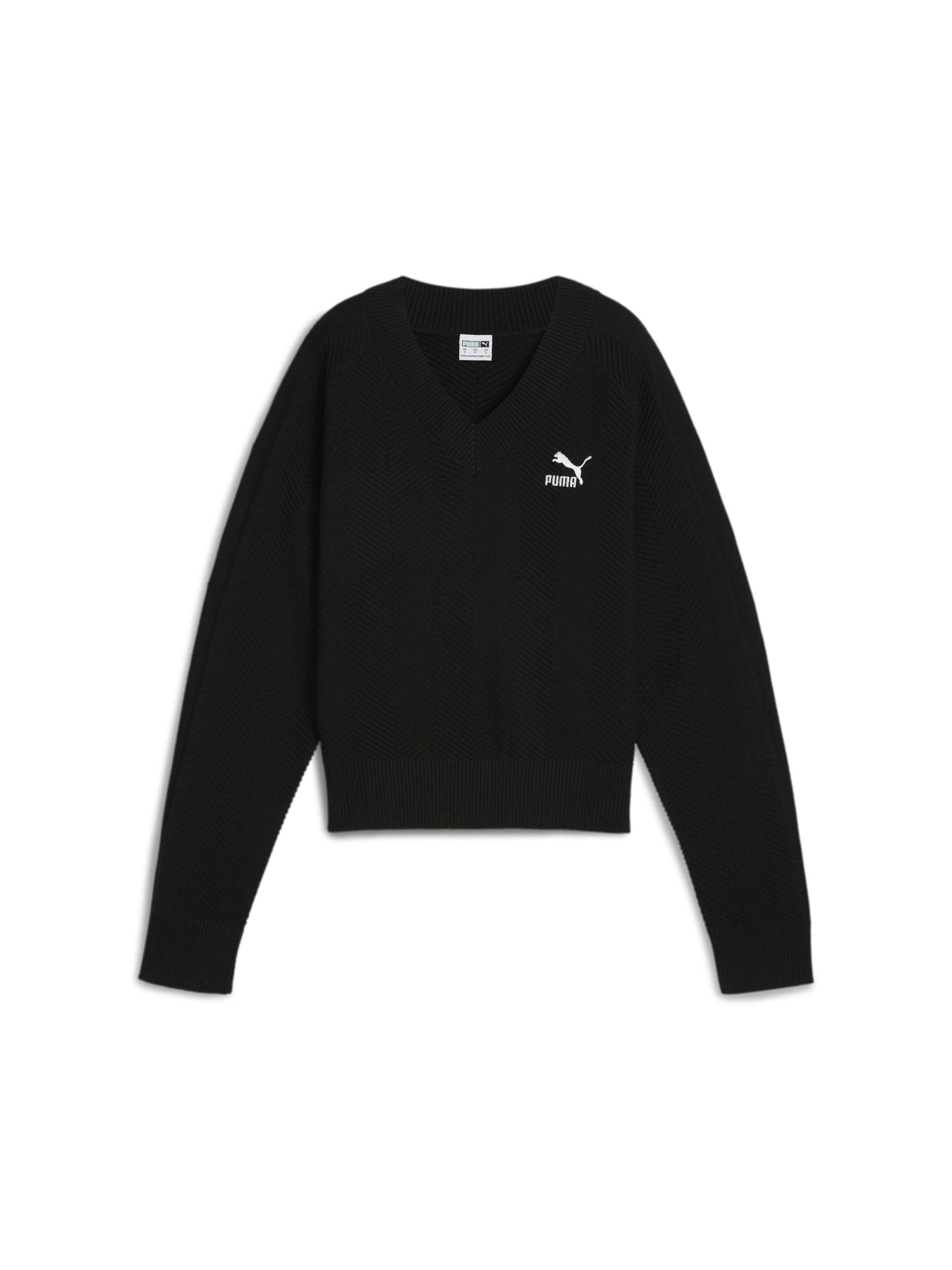 Свитшот PUMA T7 Knitted V-neck Crew модель 627471 Фото