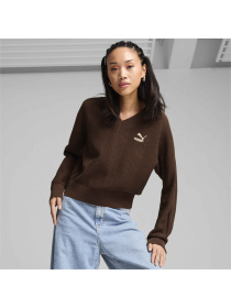 Свитшот PUMA T7 Knitted V-neck Crew модель 627471 Фото