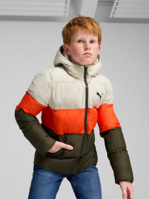 Куртки и дубленки PUMA Poly Hooded Puffer Jacket модель 626502 Фото