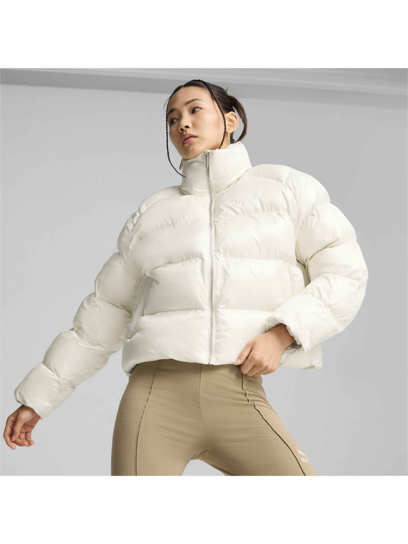 Демісезонна куртка PUMA Shiny Puffer Jacket модель 626514 Фото