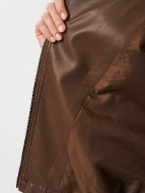 Куртка кожаная Ricco Grande модель k18818br Фото