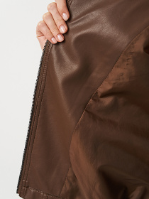 Куртка кожаная Ricco Grande модель k18818br Фото