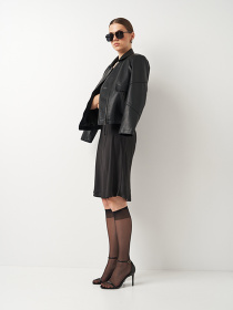 Куртка кожаная Ricco Grande модель k18818bl Фото