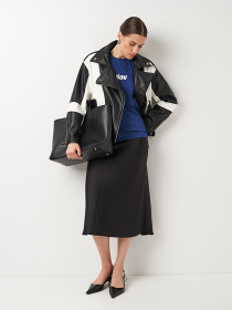 Куртка кожаная Ricco Grande модель k144151bl Фото