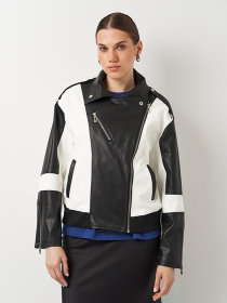 Куртка кожаная Ricco Grande модель k144151bl Фото