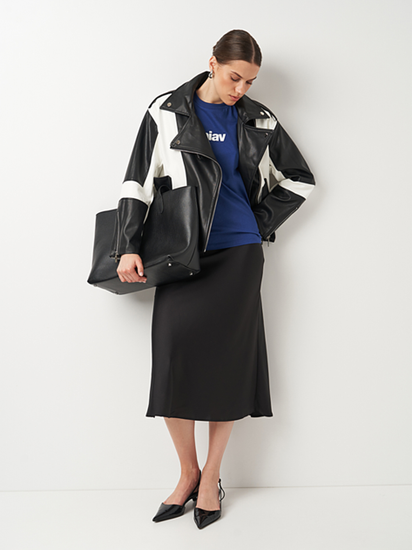 Куртка кожаная Ricco Grande модель k144151bl Фото