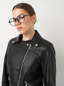 Куртка кожаная Ricco Grande модель k19163bl Фото