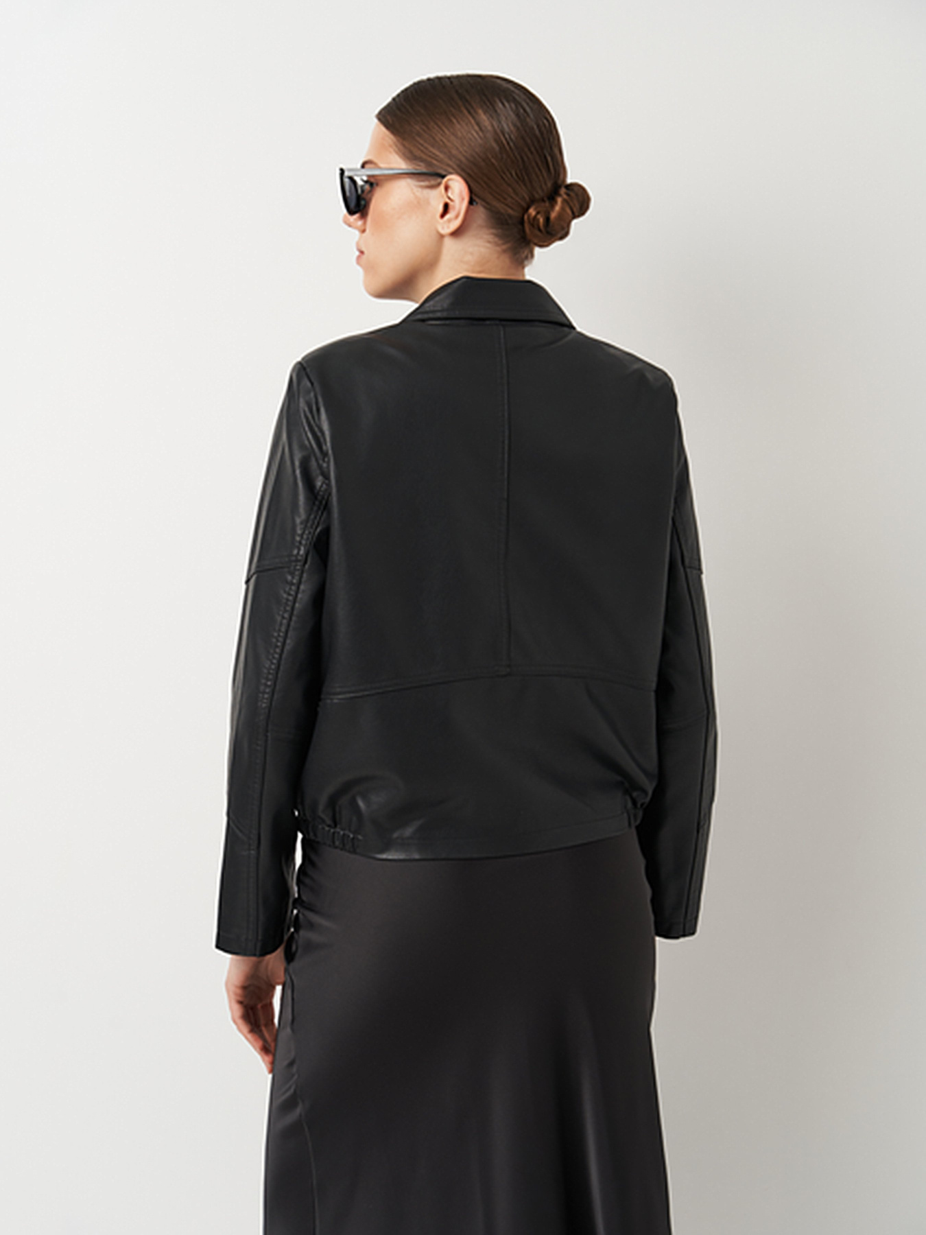 Куртка кожаная Ricco Grande модель k13823bl Фото