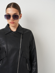 Куртка кожаная Ricco Grande модель k133803bl Фото