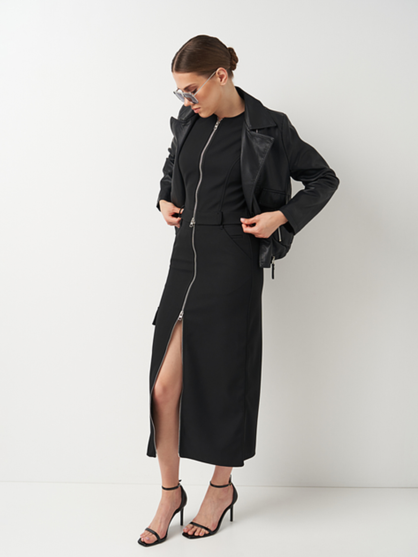 Куртка кожаная Ricco Grande модель k133803bl Фото