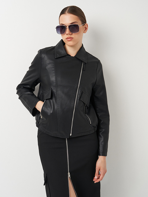 Шкіряна куртка Ricco Grande модель k133803bl Фото