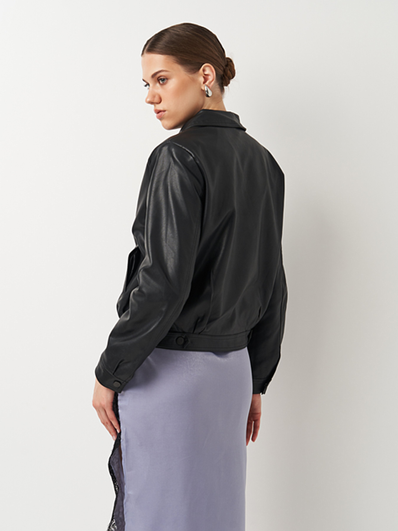 Куртка кожаная Ricco Grande модель k188802bl Фото