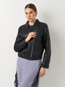 Куртка кожаная Ricco Grande модель k188802bl Фото