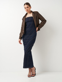 Куртка кожаная Ricco Grande модель k133822br Фото