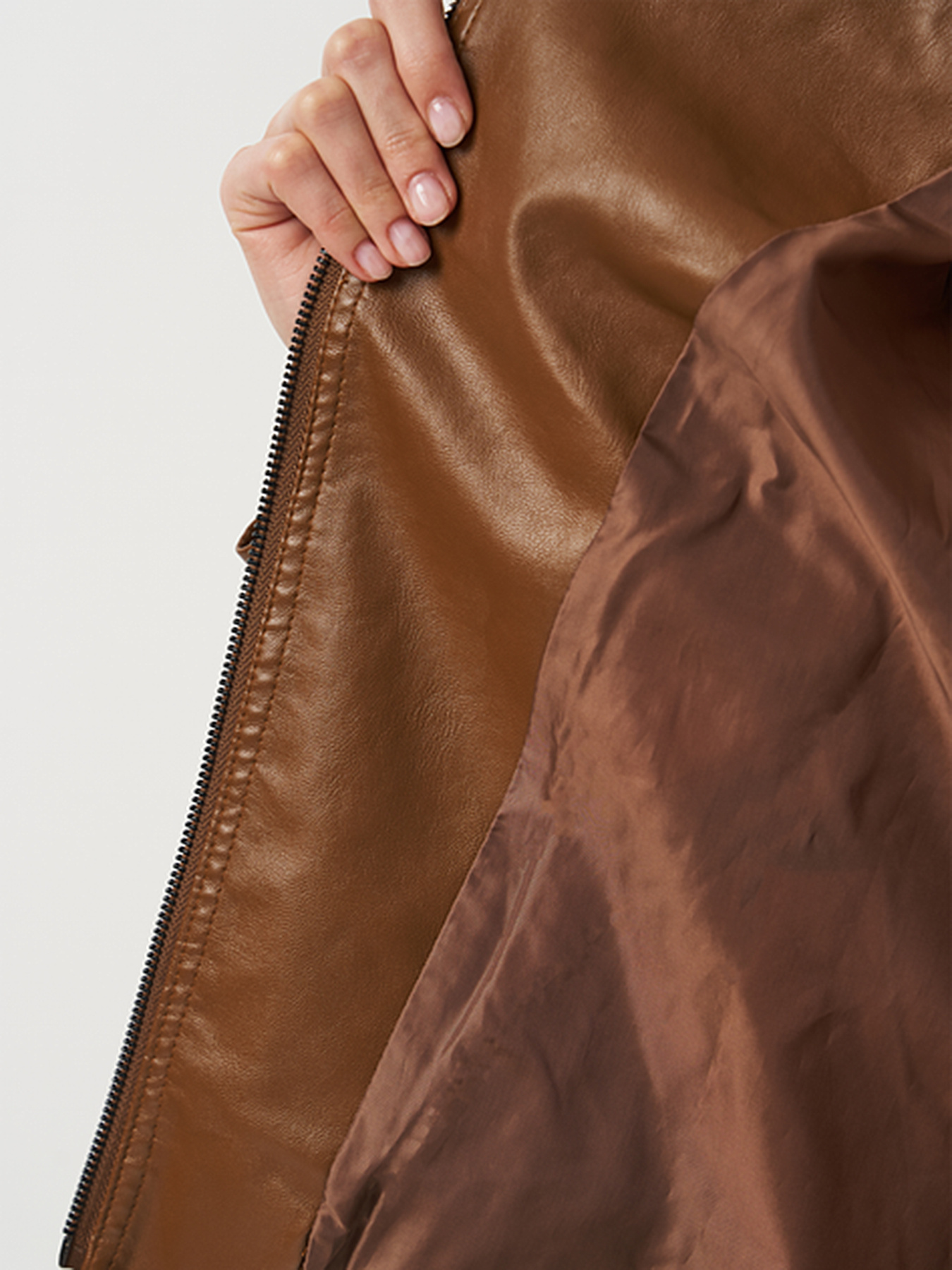 Куртка кожаная Ricco Grande модель k18855br Фото