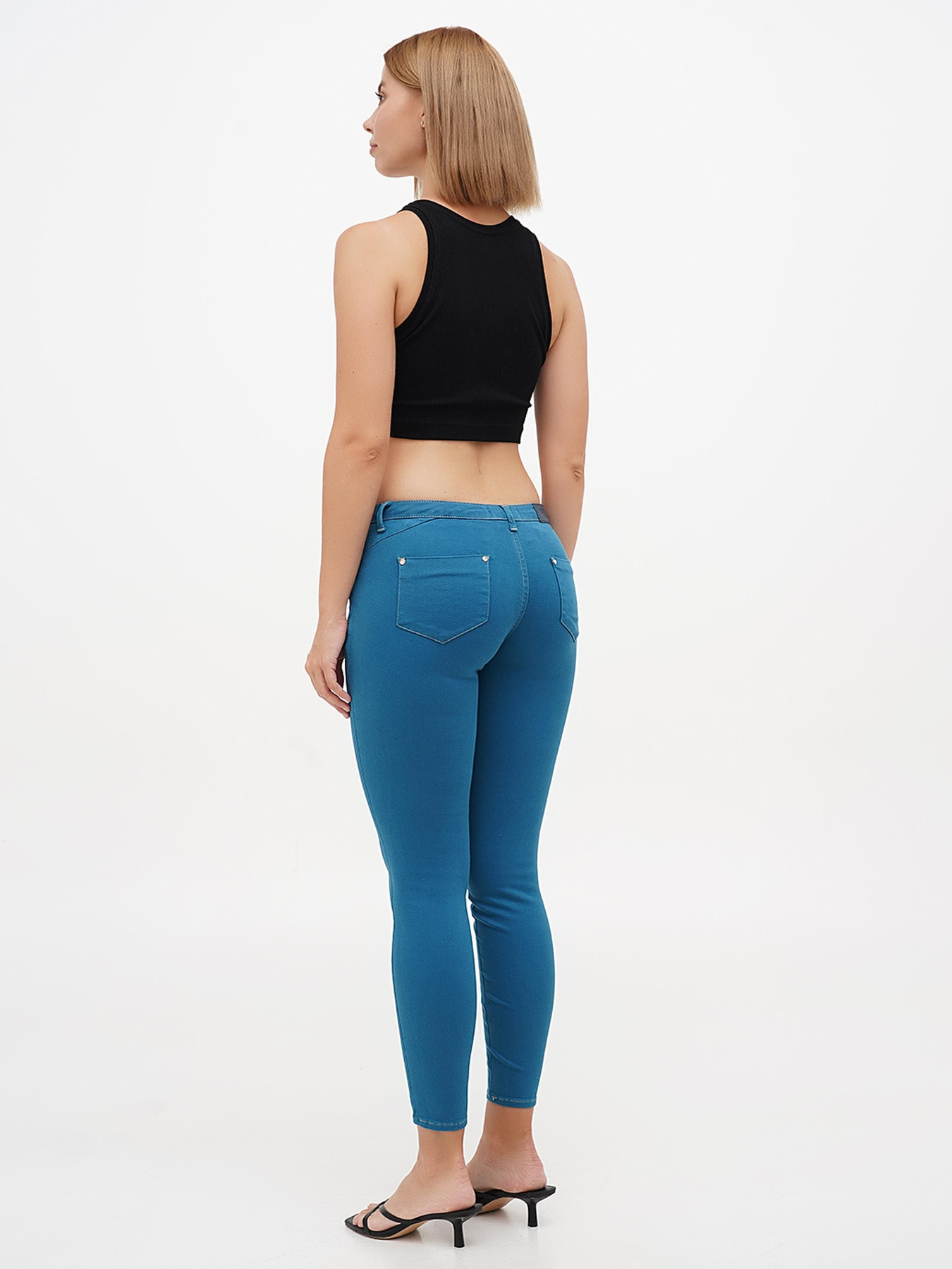 Скіні джинси Sassofono Модель A272-SF-1270_голубой Фото