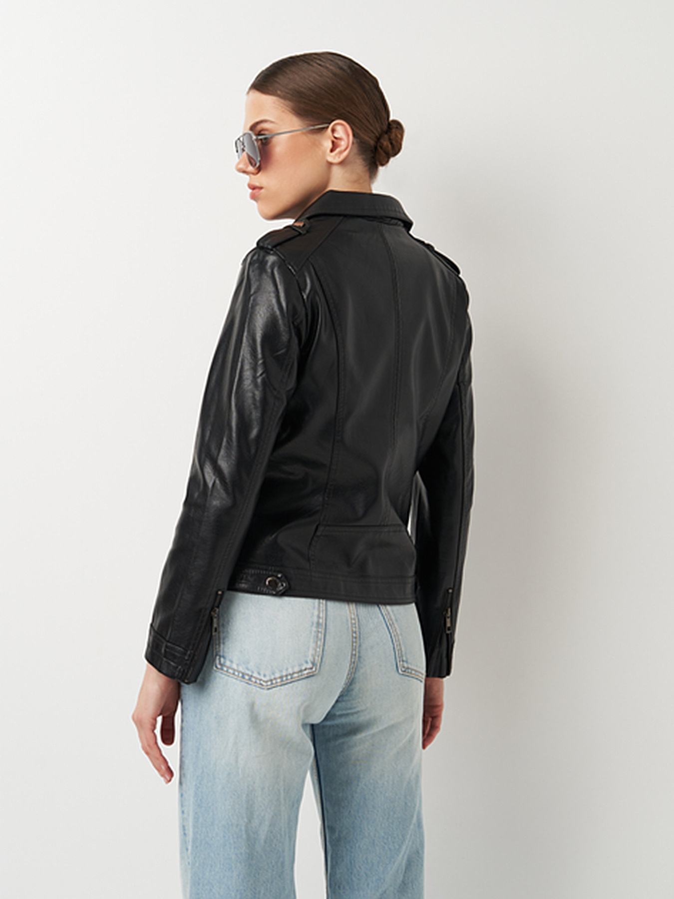 Куртка кожаная Ricco Grande модель k101009abl Фото