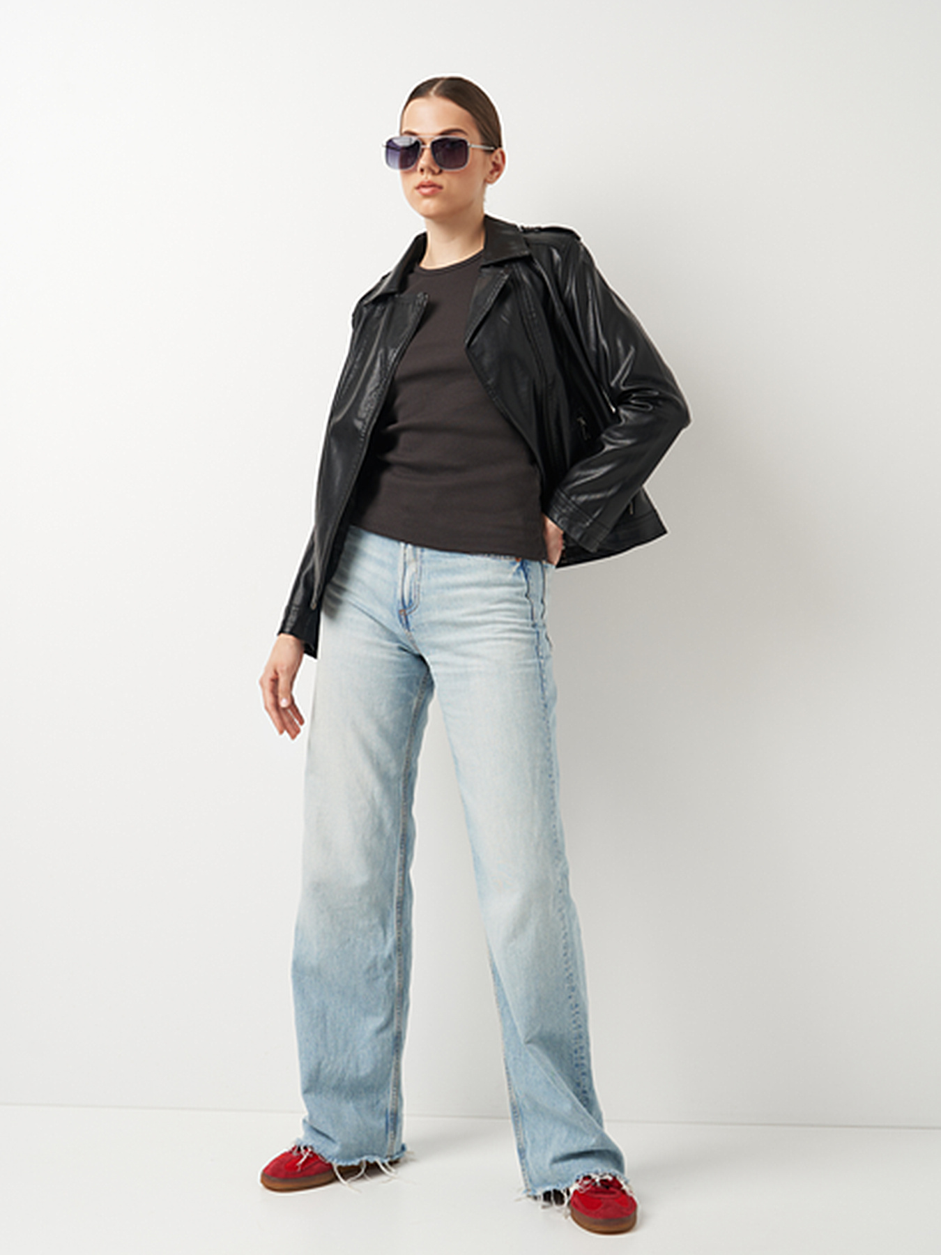 Куртка кожаная Ricco Grande модель k101009abl Фото