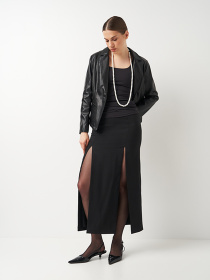 Куртка кожаная Ricco Grande модель k100923bl Фото