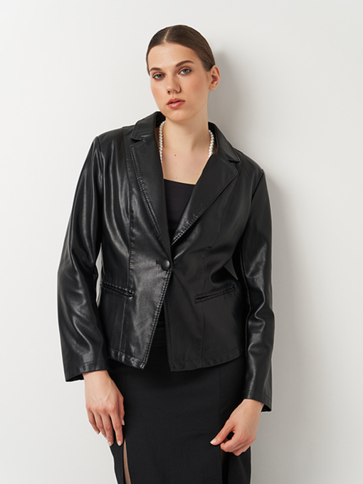 Куртка кожаная Ricco Grande модель k100923bl Фото