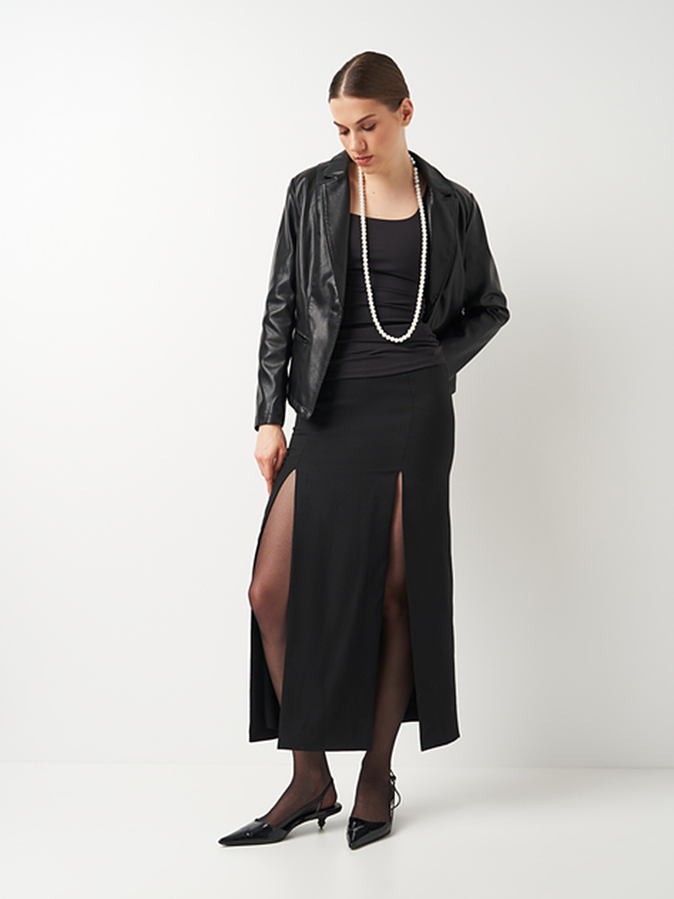 Шкіряна куртка Ricco Grande модель k100923bl Фото