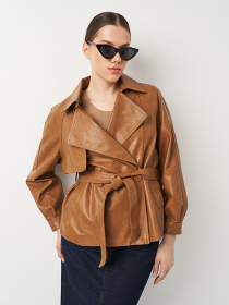 Куртка кожаная Ricco Grande модель k101009br Фото